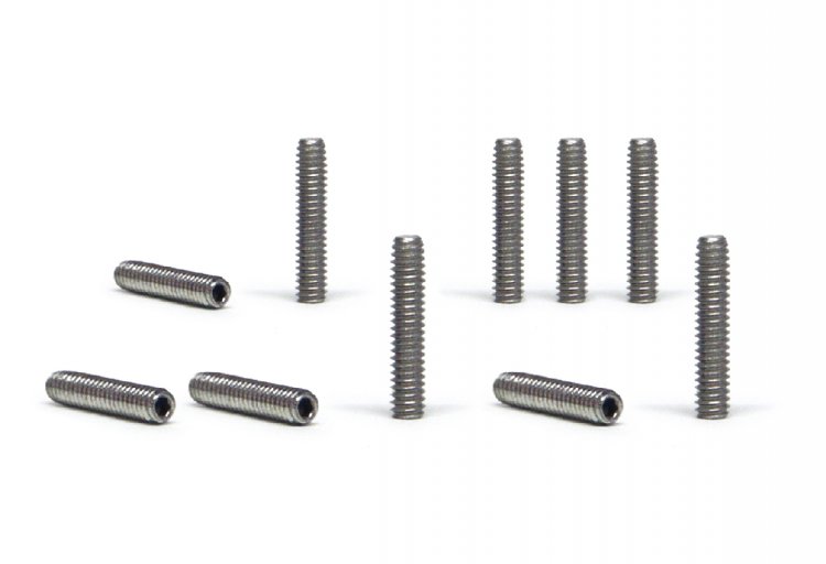 Staffs 133 - Grub Screws - M2 x 8mm - pack of 10